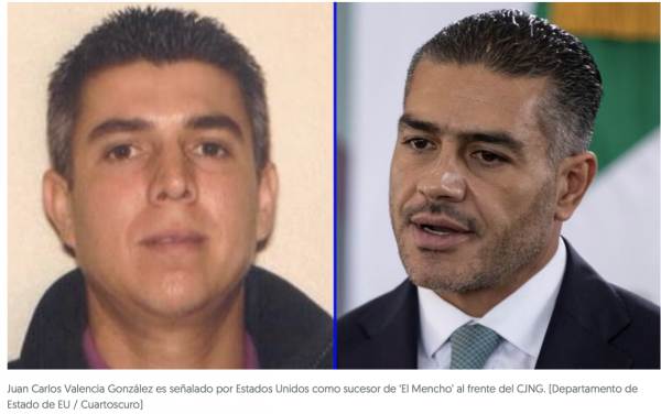 EU va por sucesor del ‘Mencho’: Harfuch confirma orden de extradición contra Juan Carlos Valencia, ‘El 03’
